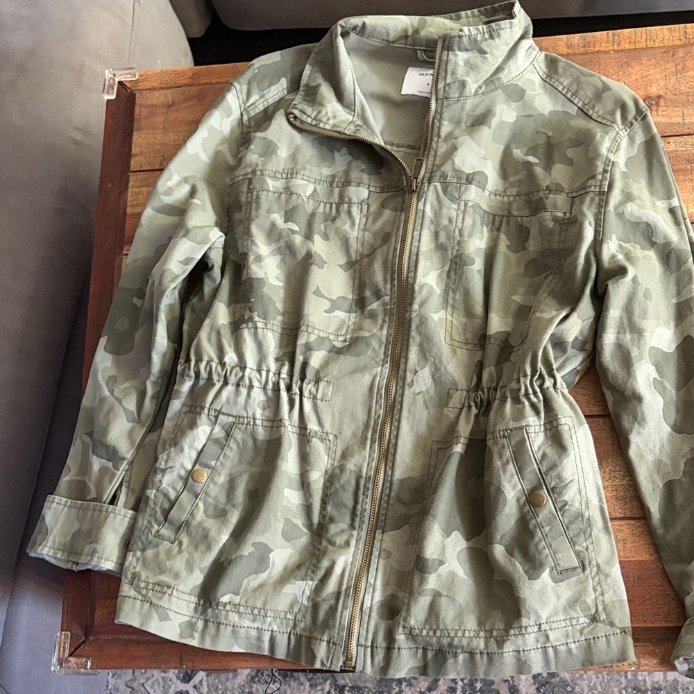 Old Navy Khaki Camouflage Jacket